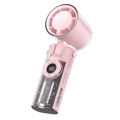 Transparent Handheld Cooling Fan