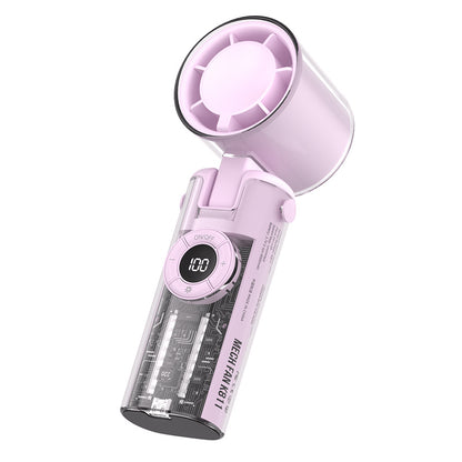 Transparent Handheld Cooling Fan