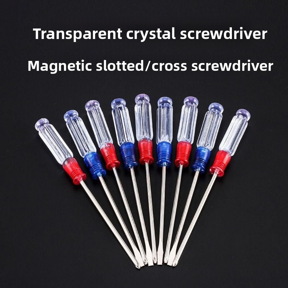 Transparent Handle Magnetic Screwdriver