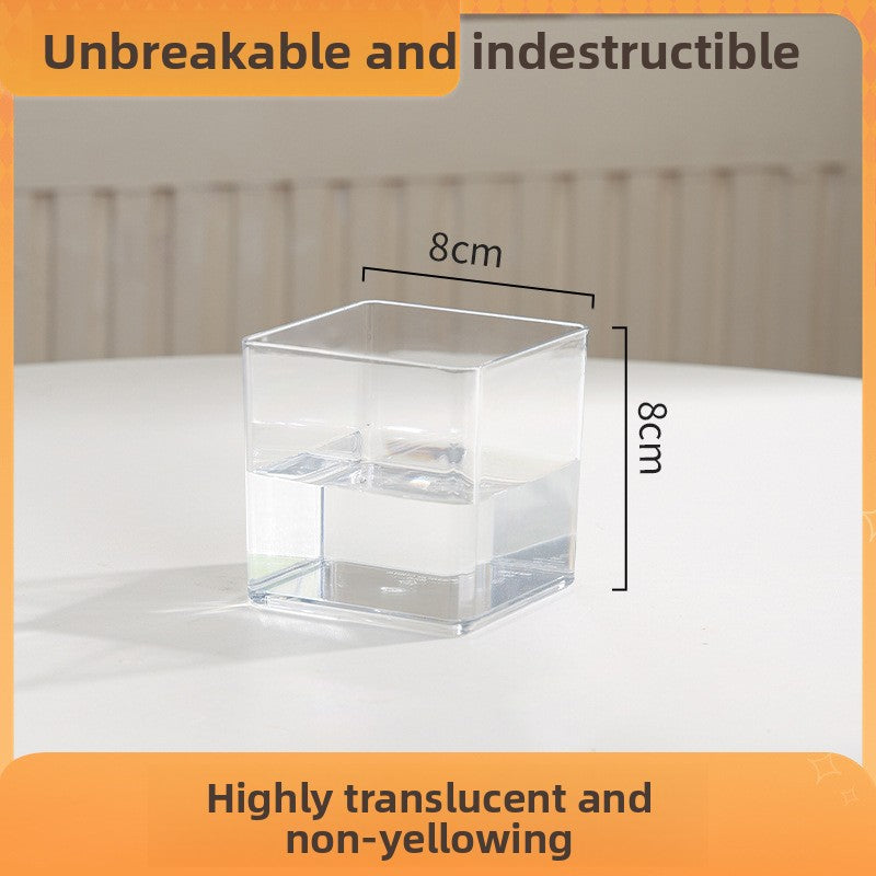 Transparent Hydroponic Flower Vessel