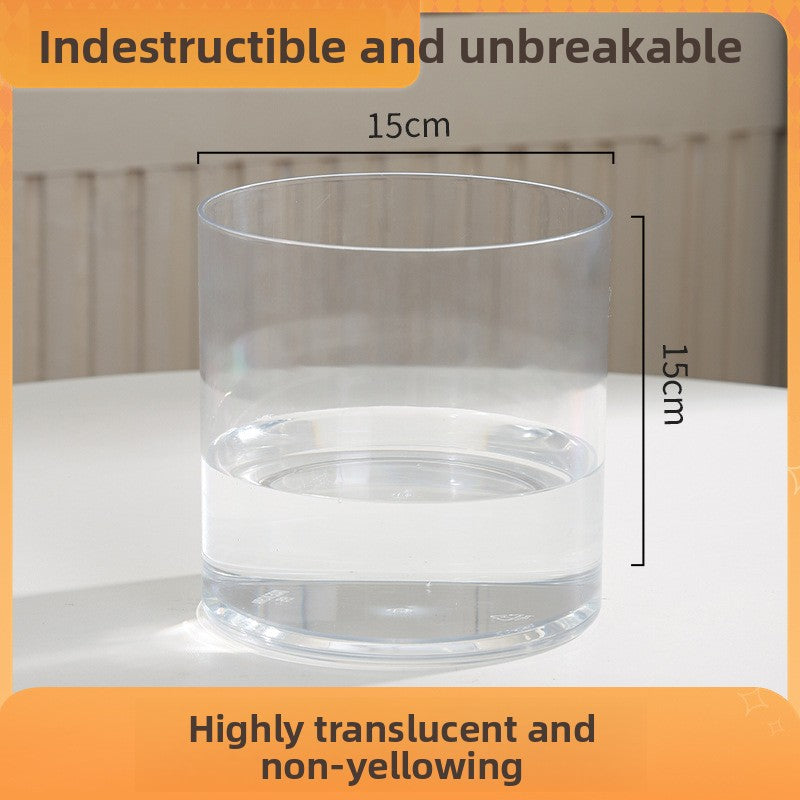 Transparent Hydroponic Flower Vessel