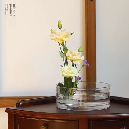 Transparent Hydroponic Flower Vessel