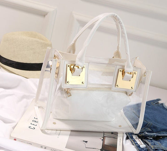 Transparent Jelly Shoulder Bag for Women