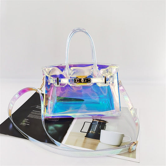 Transparent Laser Colorful Shoulder Bag