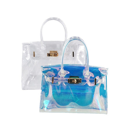 Transparent Laser Colorful Shoulder Bag