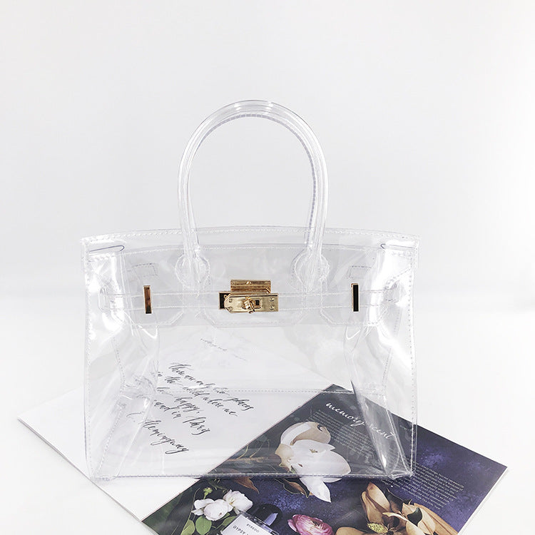 Transparent Laser PVC Women Handbag