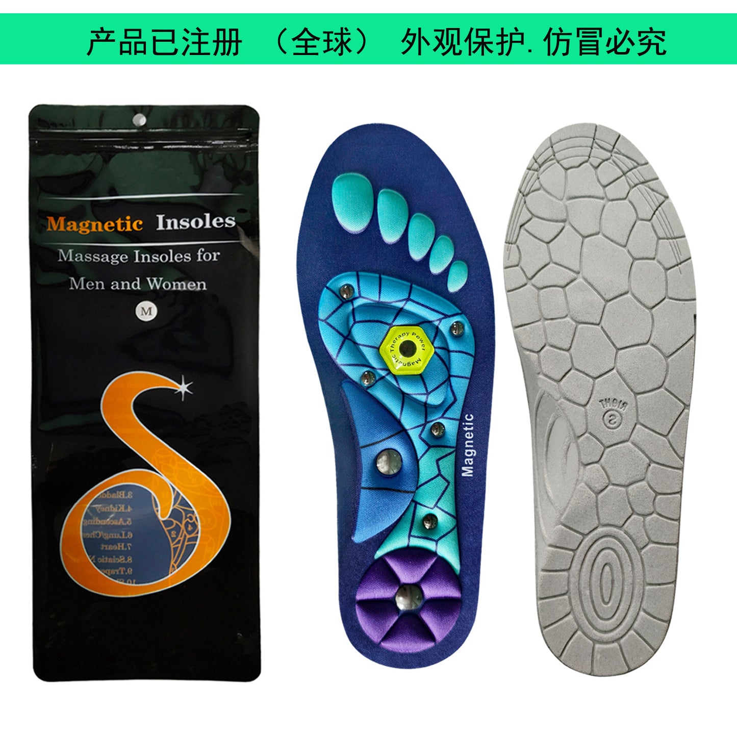 Transparent Magnetic Insoles