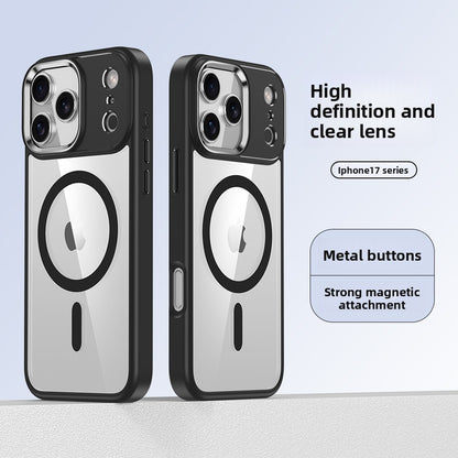 Transparent magnetic phone case