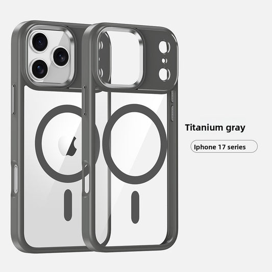 Transparent magnetic phone case