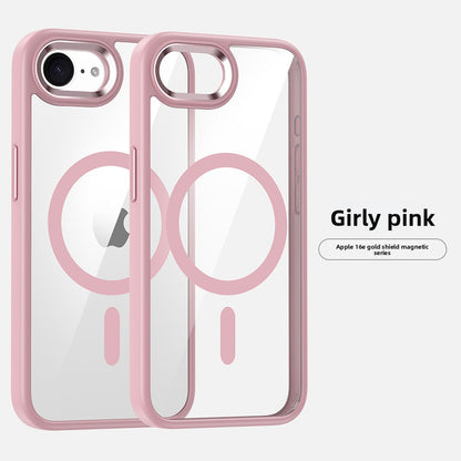 Transparent magnetic phone case