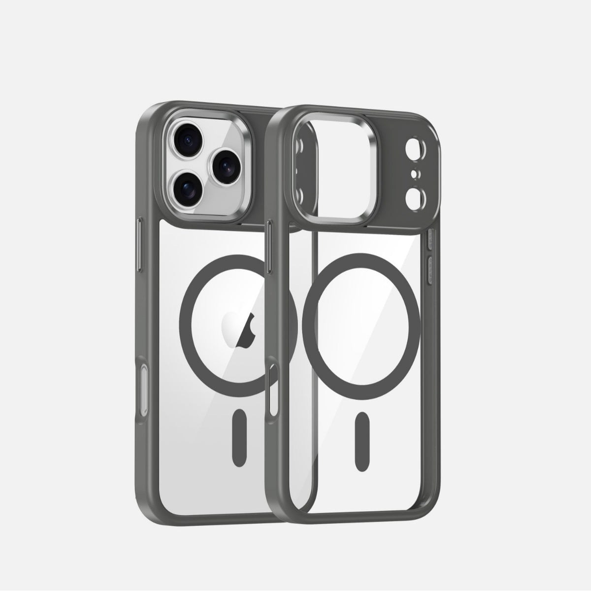 Transparent magnetic phone case
