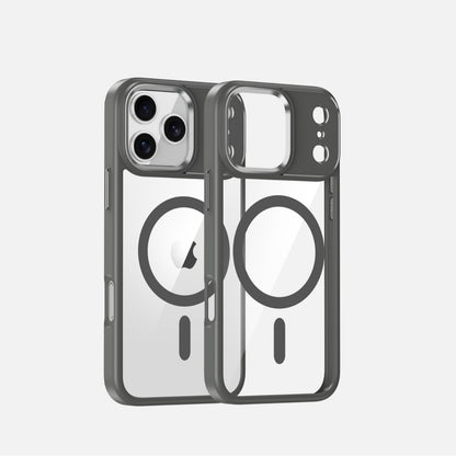 Transparent magnetic phone case