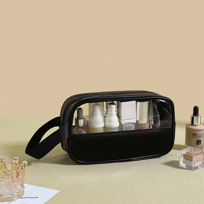 Transparent makeup bag