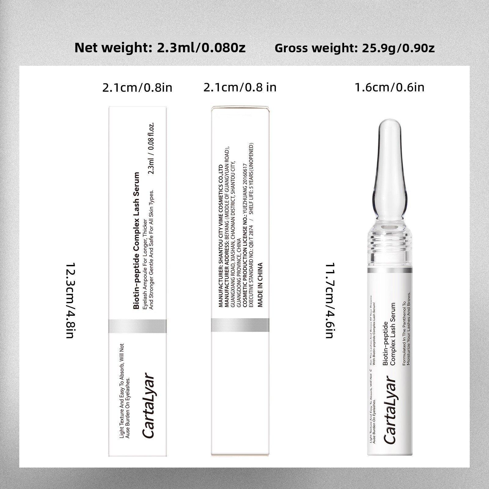 transparent mascara liquid
