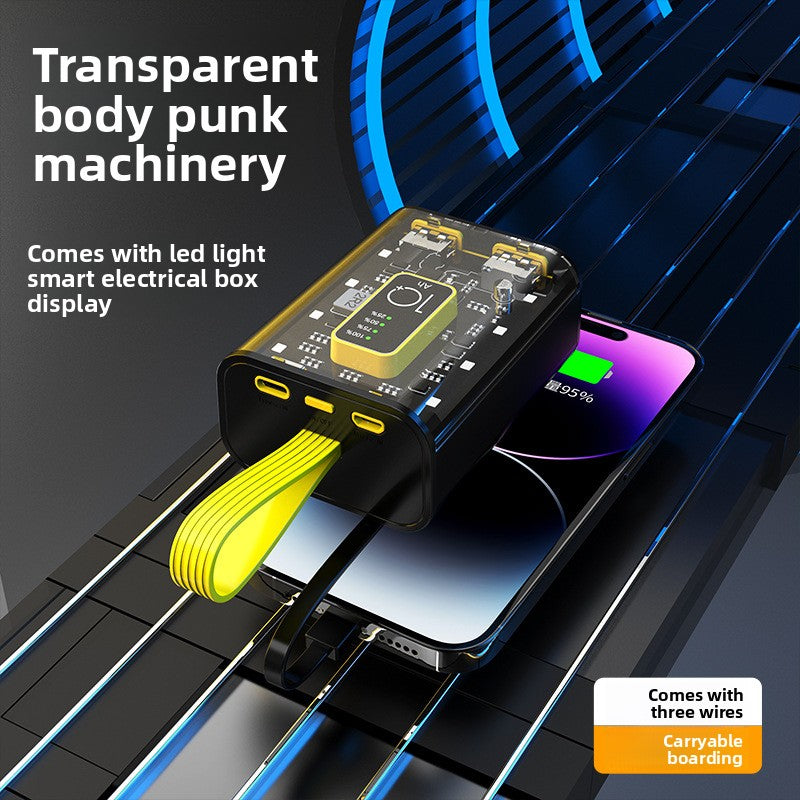 Transparent Mecha Power Bank