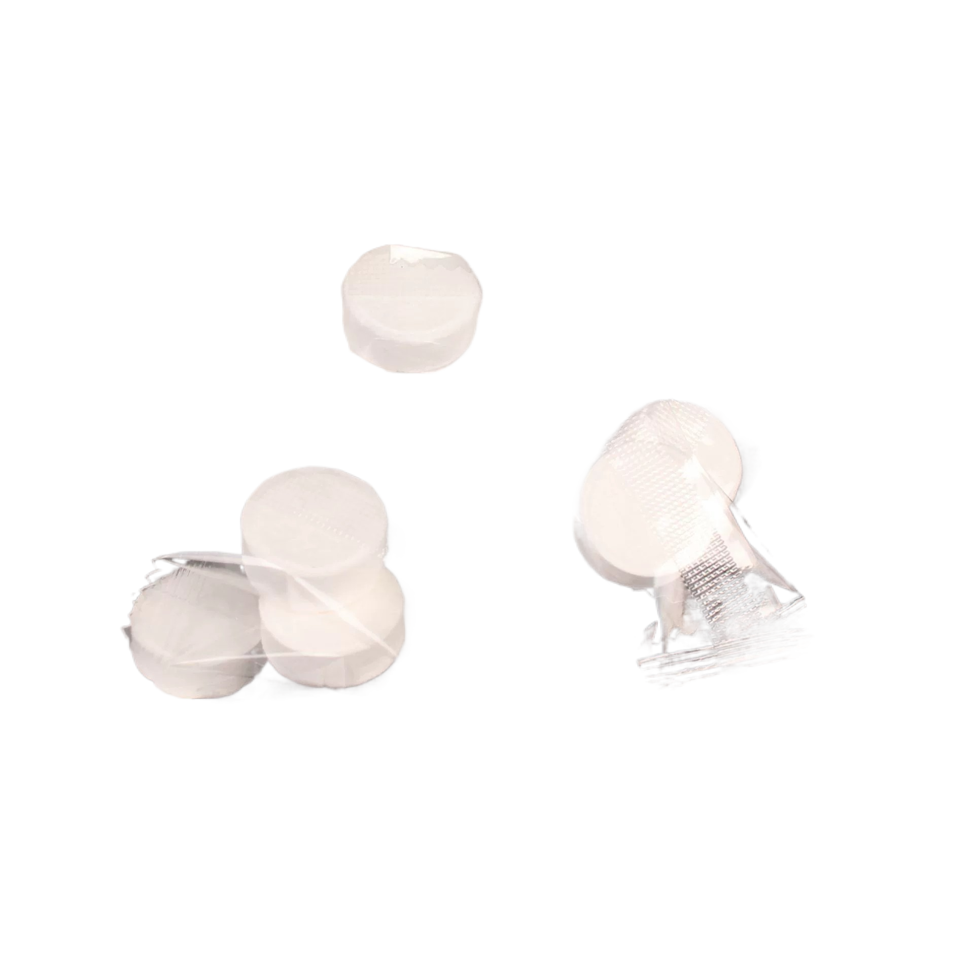 Transparent packaging compressed towels