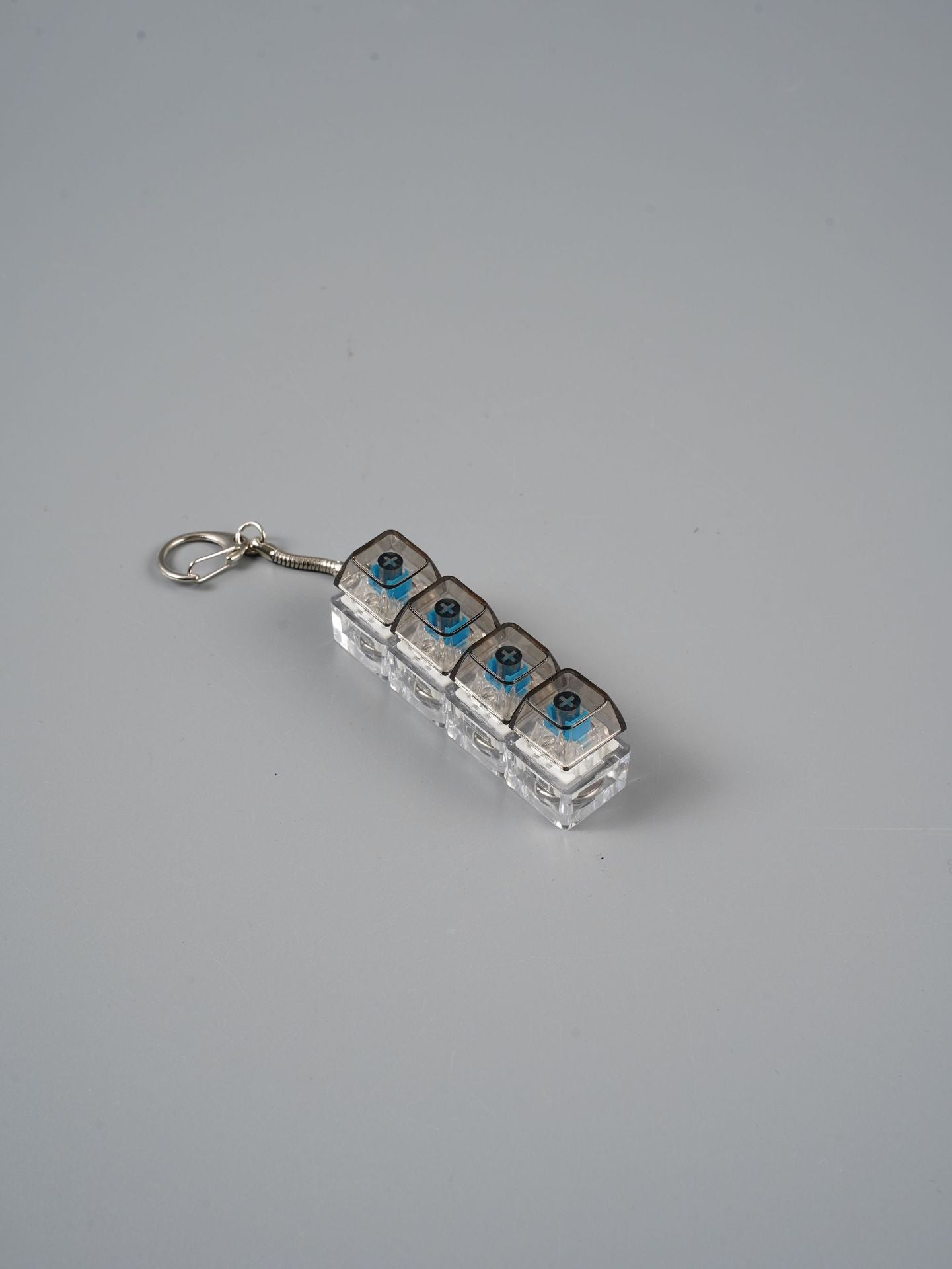 Transparent PC Key Decompression Toy Keychain