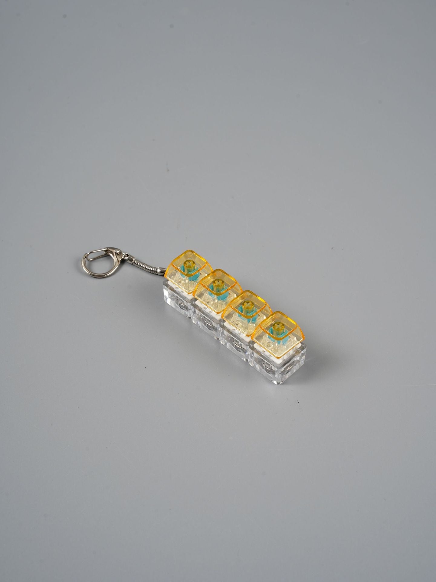 Transparent PC Key Decompression Toy Keychain