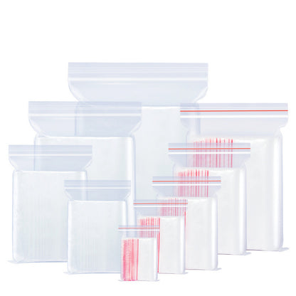 Transparent PE Self-Sealing Bags for Food and Small Items