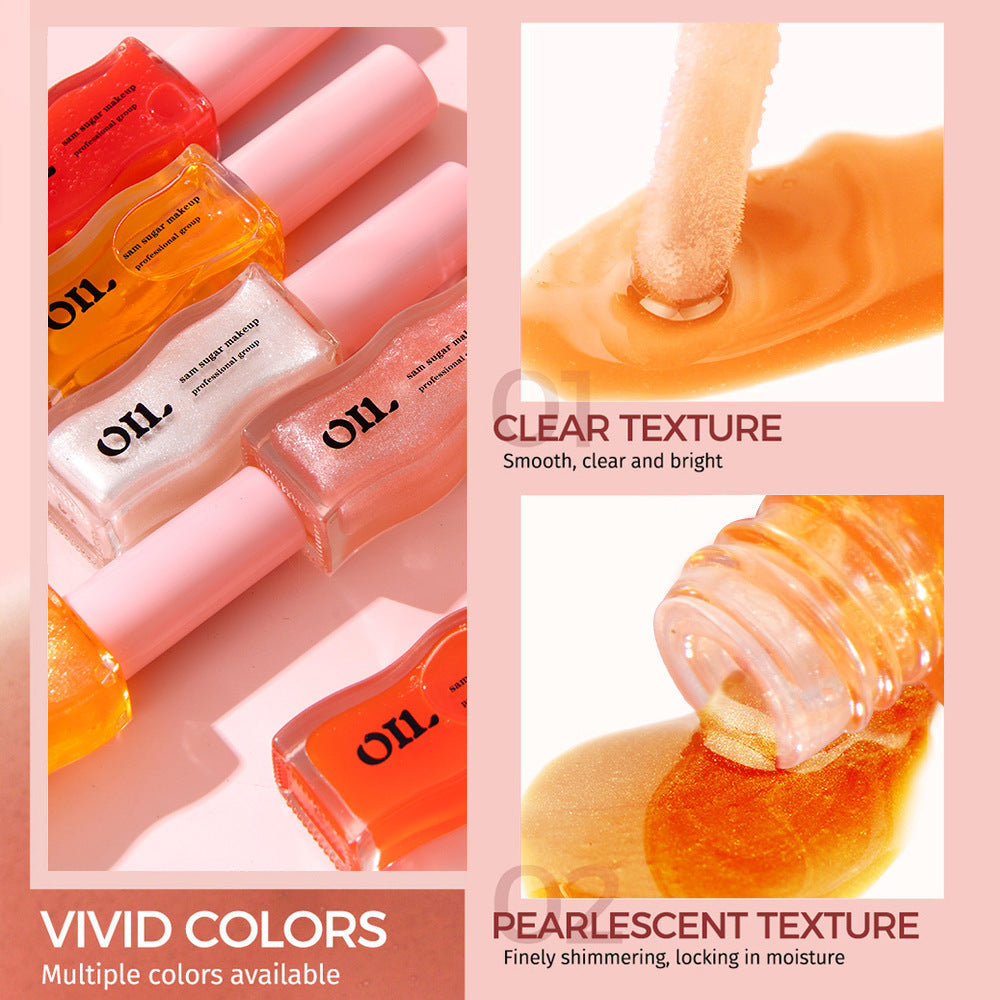 Transparent Pearlescent Lip Gloss