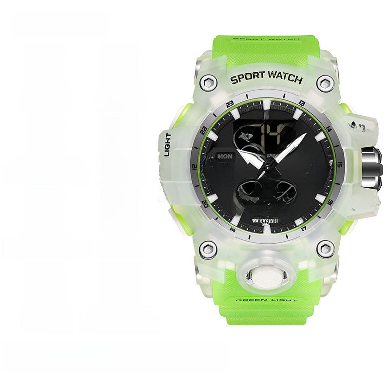 Transparent personalized wristwatch