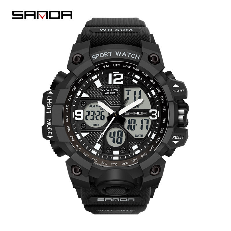 Transparent personalized wristwatch