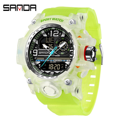 Transparent personalized wristwatch