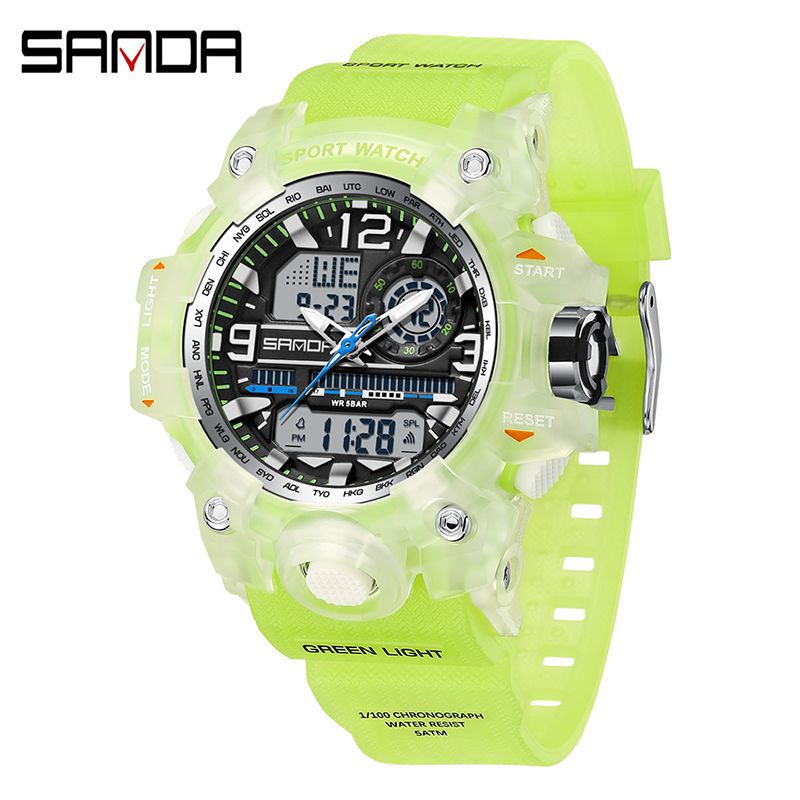 Transparent personalized wristwatch