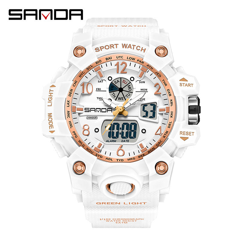 Transparent personalized wristwatch
