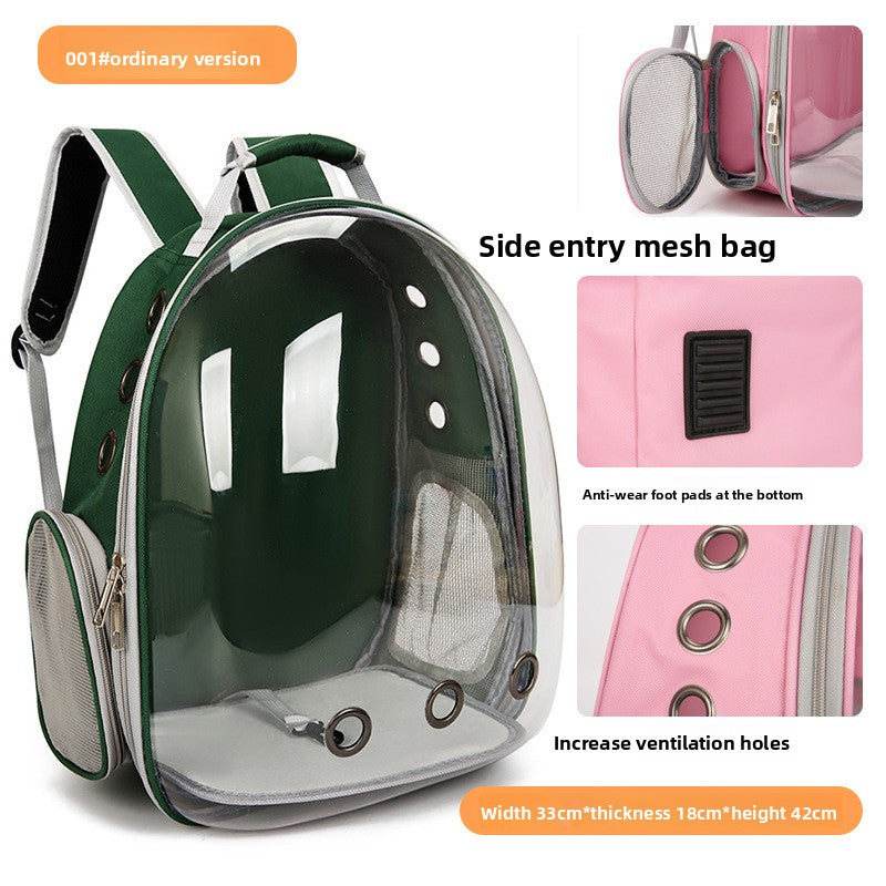 Transparent Pet Backpack Carrier