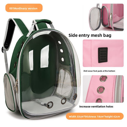 Transparent Pet Backpack Carrier