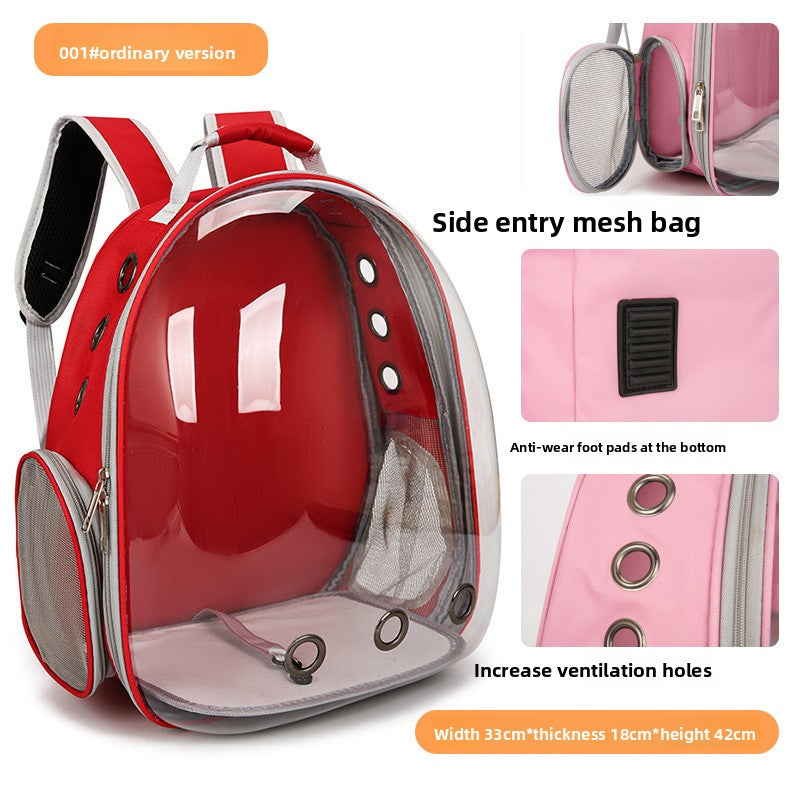 Transparent Pet Backpack Carrier