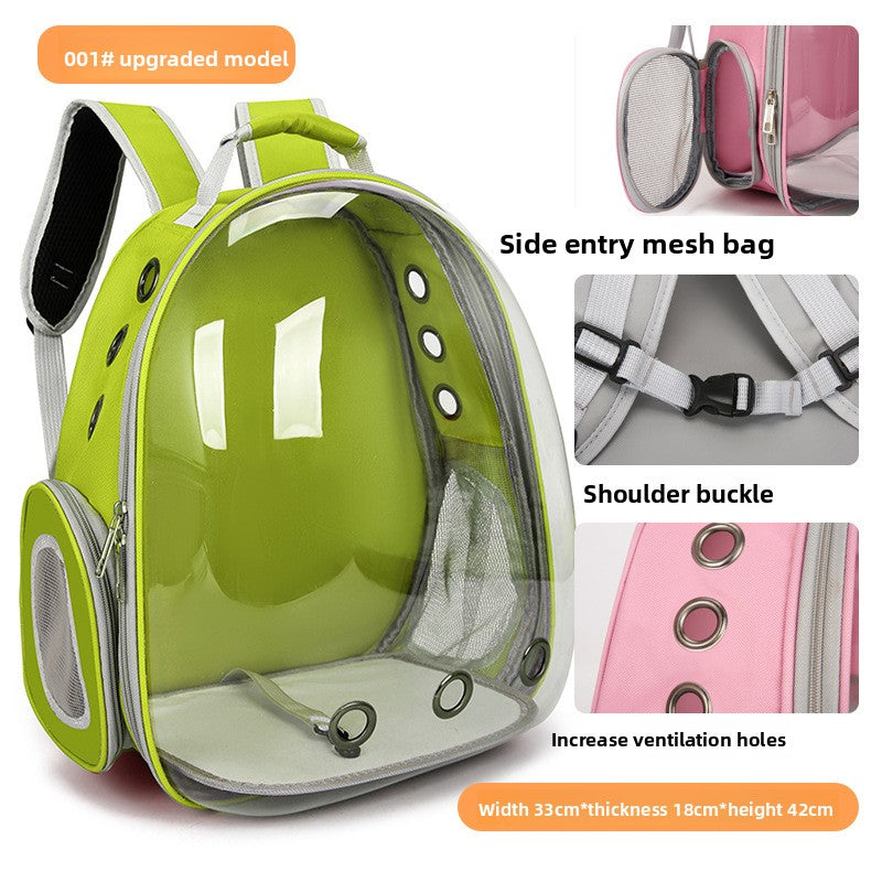 Transparent Pet Backpack Carrier