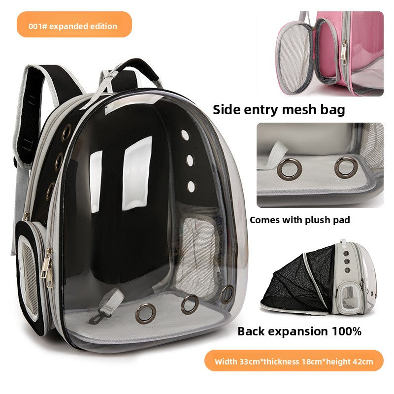 Transparent Pet Backpack Carrier