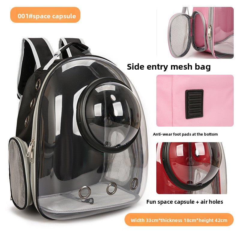 Transparent Pet Backpack Carrier