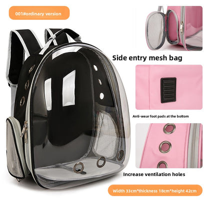Transparent Pet Backpack Carrier