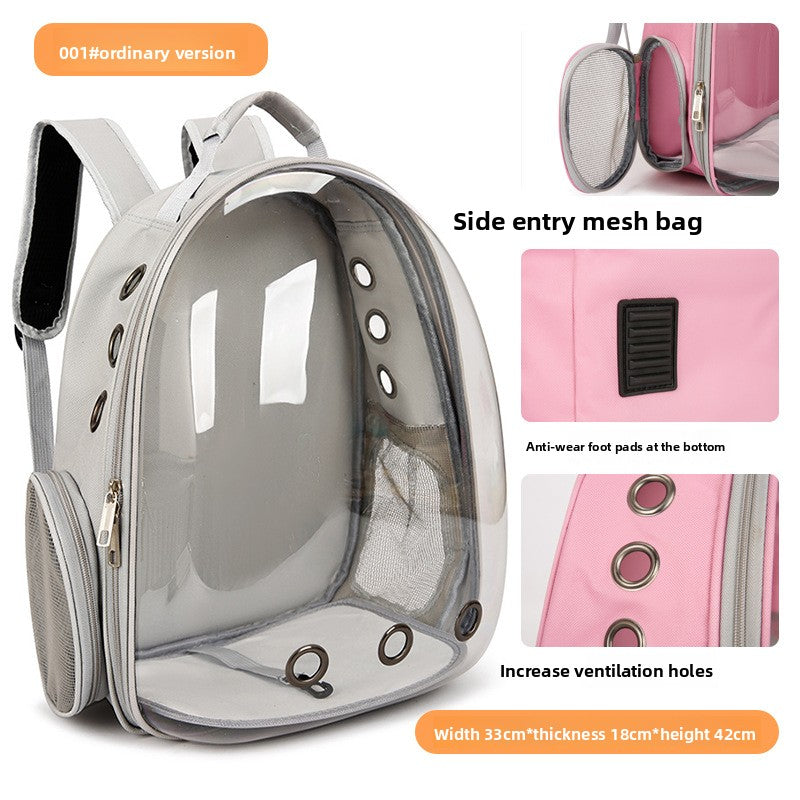 Transparent Pet Backpack Carrier