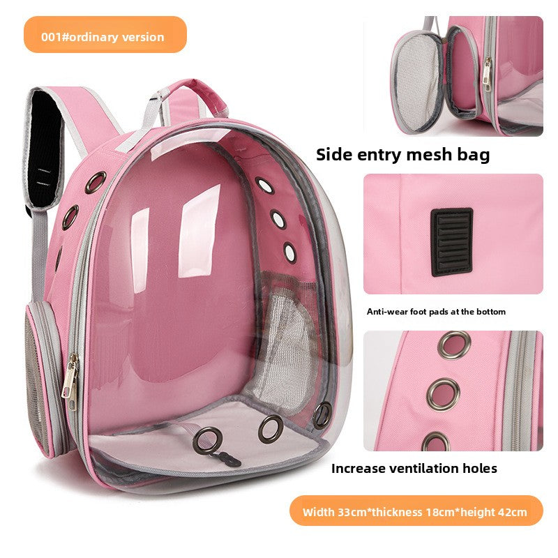 Transparent Pet Backpack Carrier