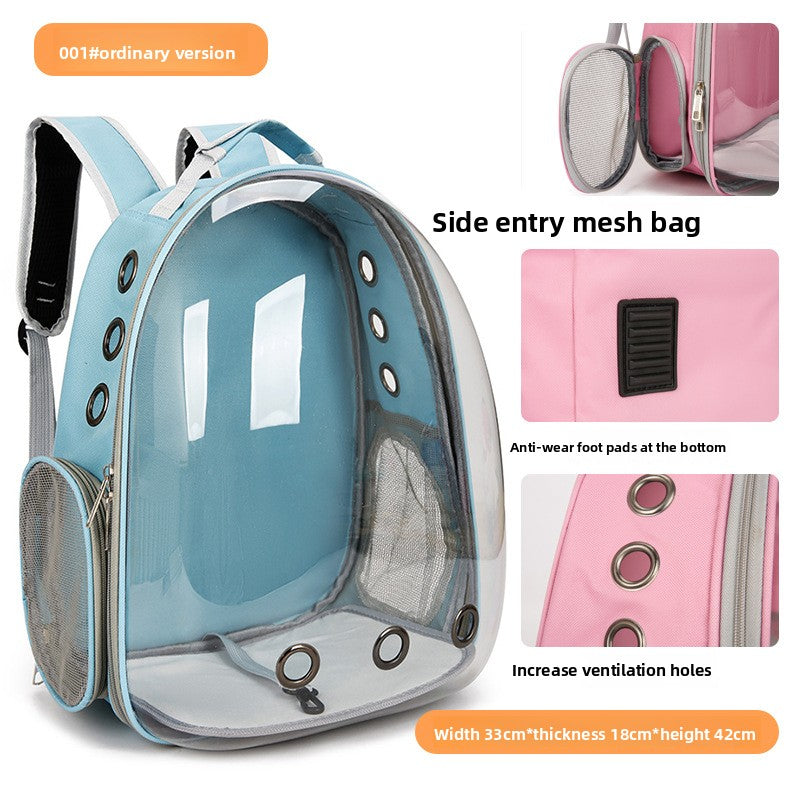 Transparent Pet Backpack Carrier