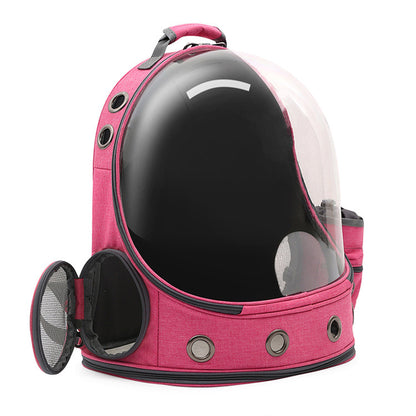 Transparent Pet Carrier Backpack with Ventilation
