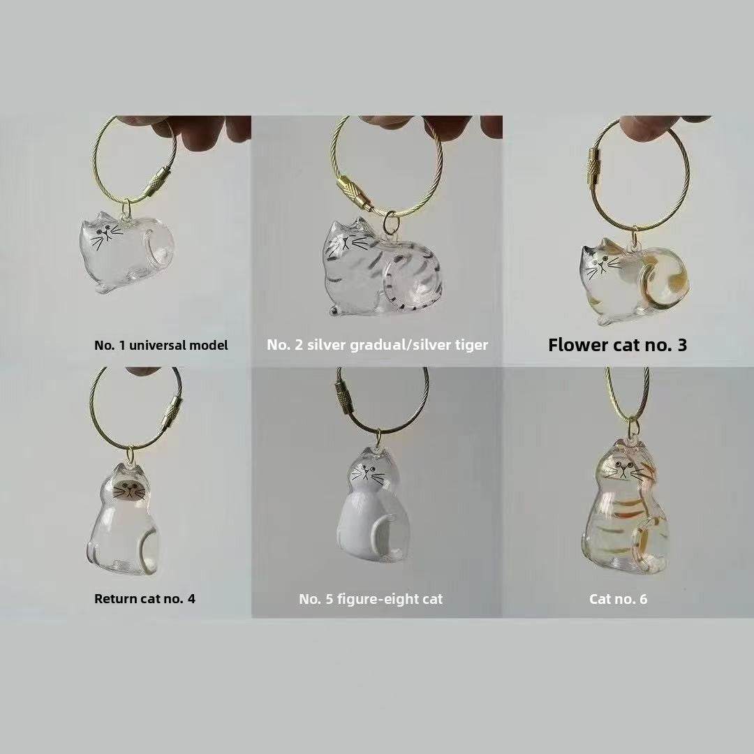 Transparent Pet Cat Hair Storage Pendant