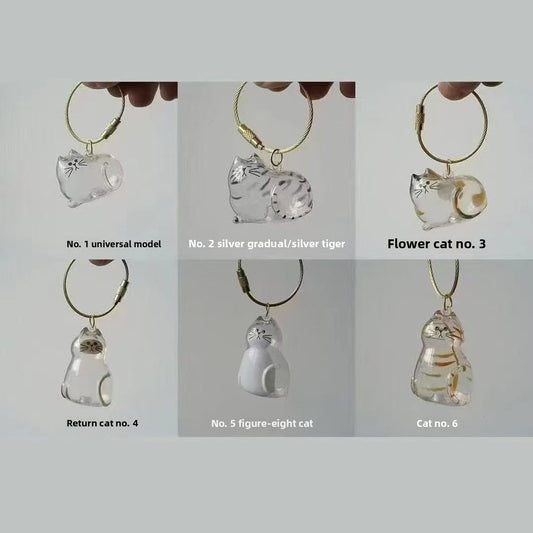 Transparent Pet Cat Hair Storage Pendant