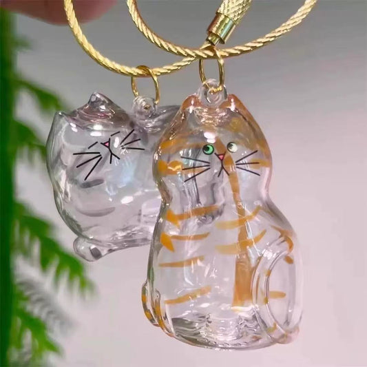 Transparent Pet Cat Hair Storage Pendant