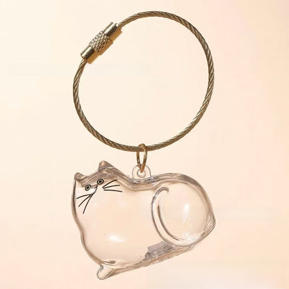 Transparent Pet Cat Hair Storage Pendant