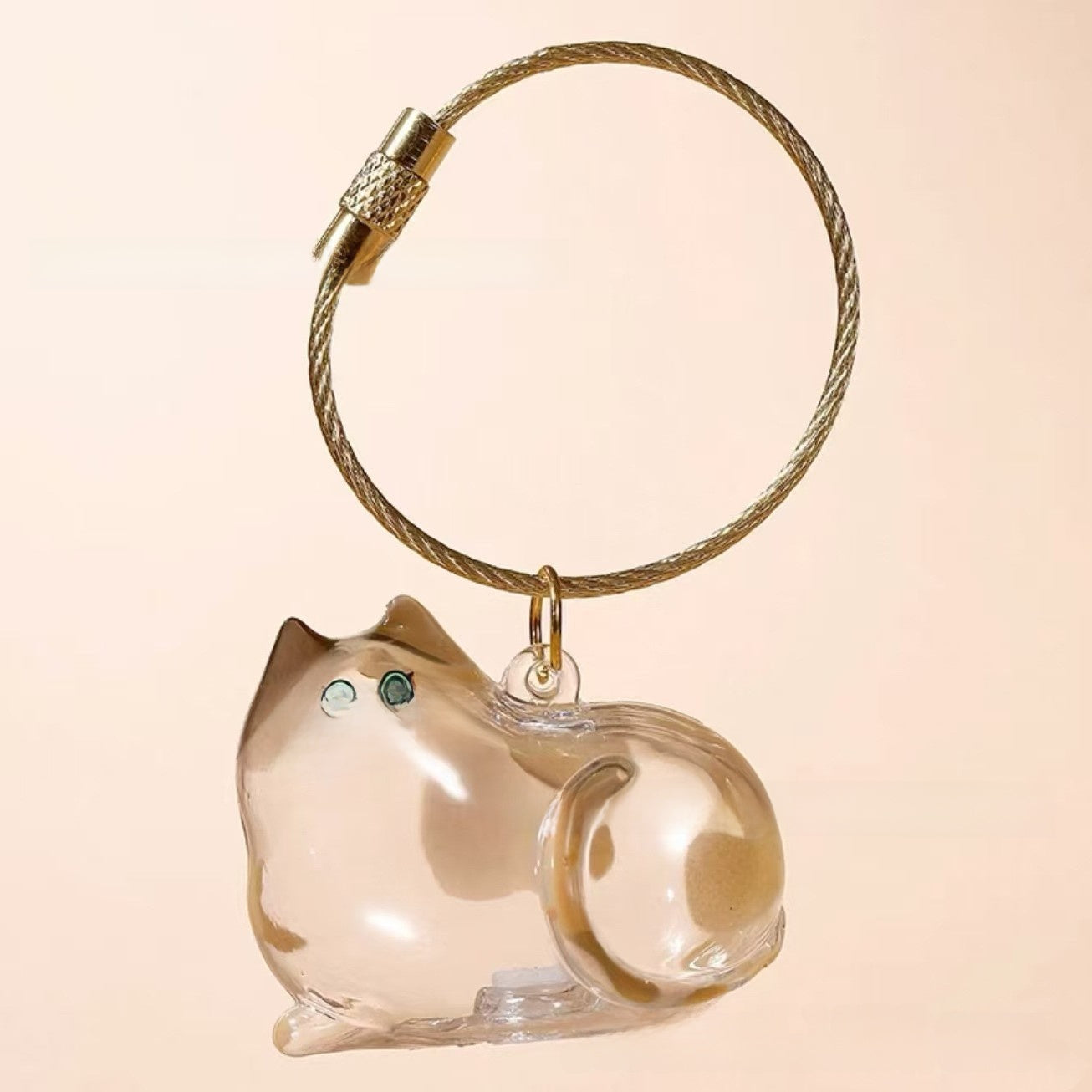 Transparent Pet Cat Hair Storage Pendant