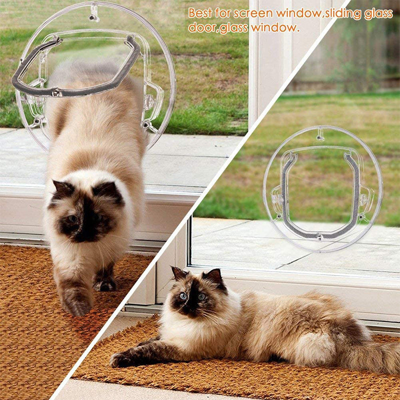 Transparent Pet Door Panel for Cats and Dogs