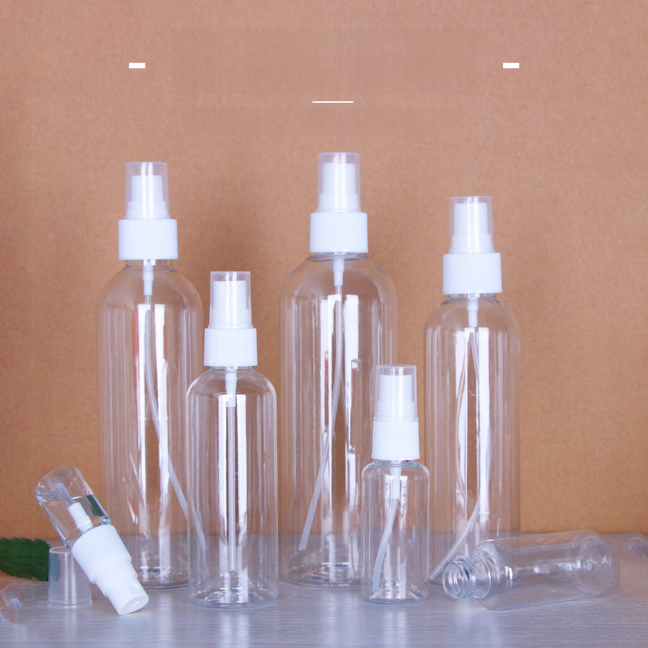 Transparent PET Plastic Spray Bottle