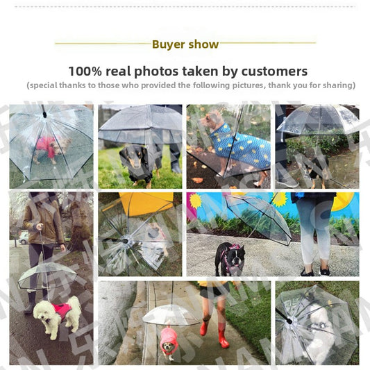 Transparent Pet Umbrella