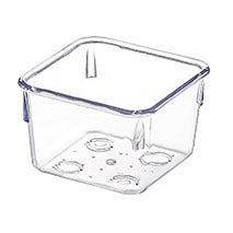 Transparent plastic drawer storage box
