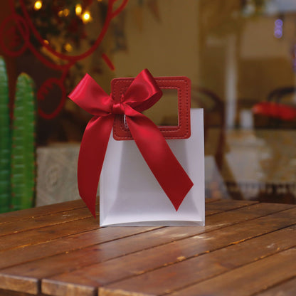 Transparent Plastic Gift Bags with Ribbon Decoration